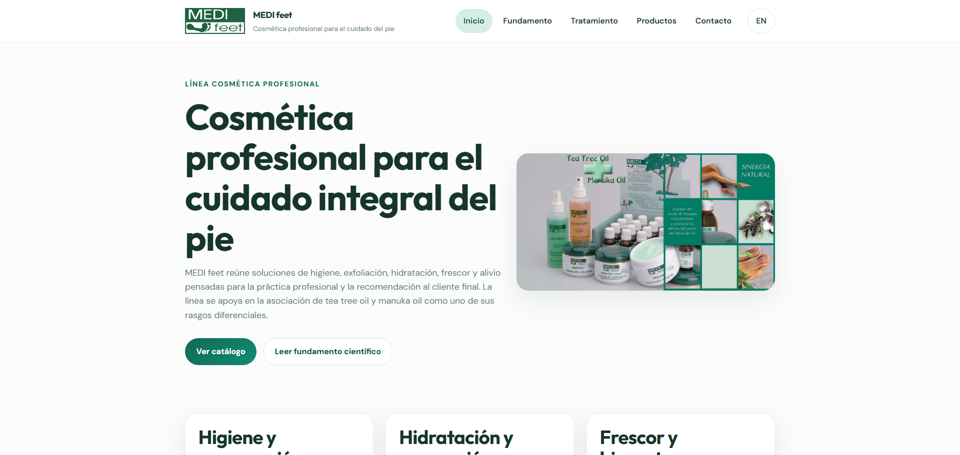 Captura de la web Medifeet